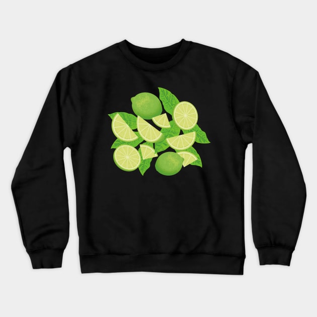 Lime Icons Set Crewneck Sweatshirt by sifis